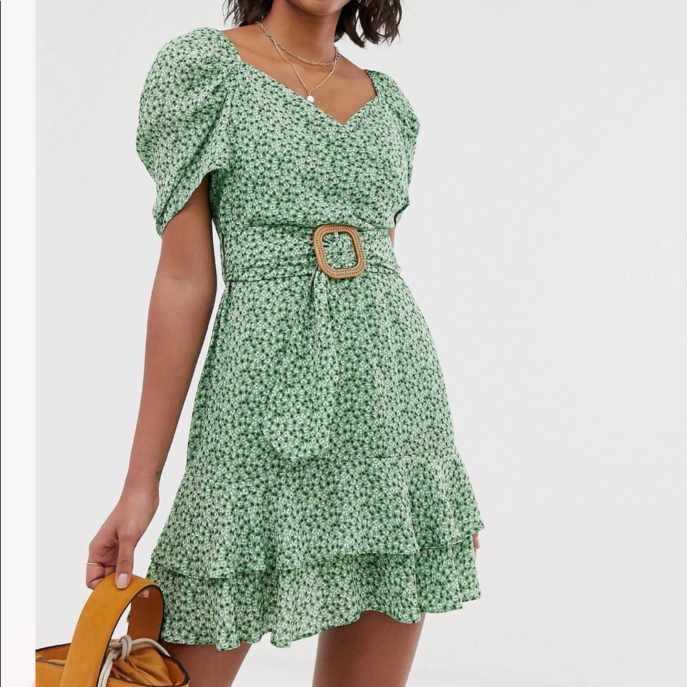 Wrap Double Layer Dress